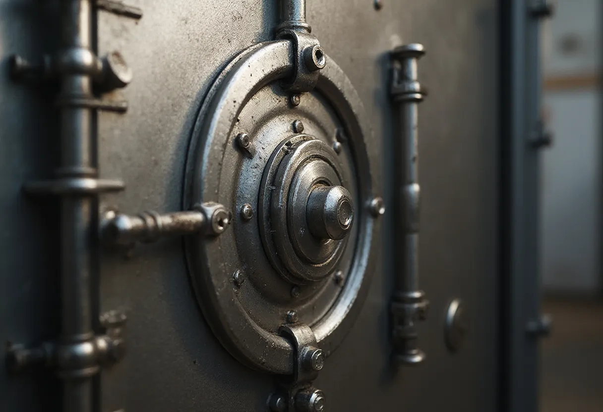 Florida civil asset forfeiture and seizure defense attorney — a heavy steel vault door
